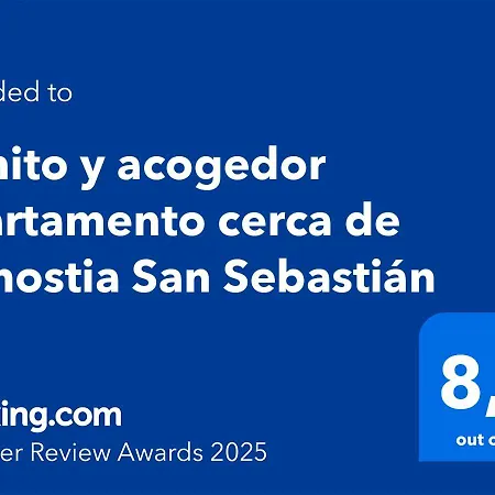 Bonito Y Acogedor Cerca De Donostia San Sebastian Apartment *